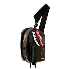 Riñonera Sprayground $ PATTERN OVER CAMO SLING BACKPACK Verde on internet