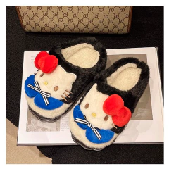 Pantuflas Hello Kitty Sanrio Importadas Negra - KITCH TECH