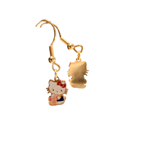 Par de Aros Hello Kitty Sanrio