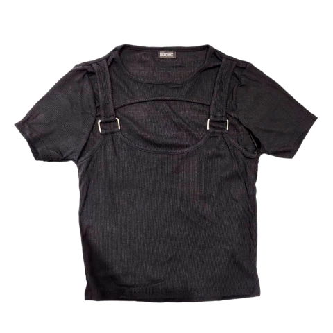 Top Square Black - Talle Unico