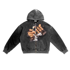 Campera Buzo Zip Cierre Blunt$ Washed - comprar online