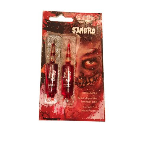 Sangre Falsa en ampolla x2 unidades