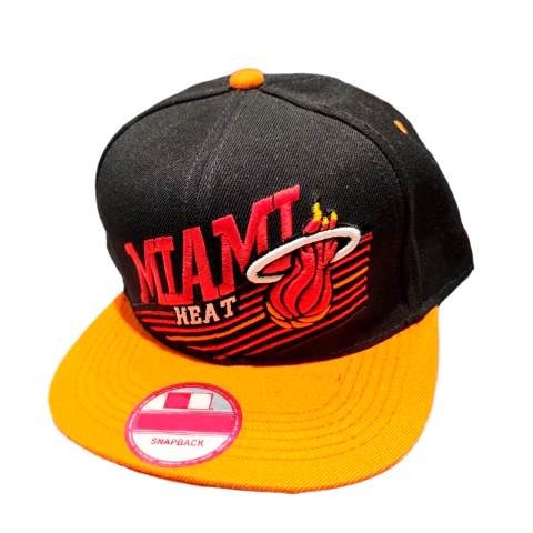 Gorra SnapBack Miami Heat Orange Regulable