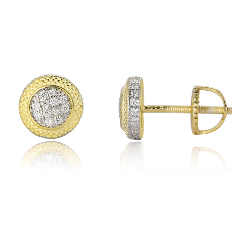 Aros Plata 925 Baño Oro 14k Grande Rosca Hip Hop Trap Hype 1 - comprar online