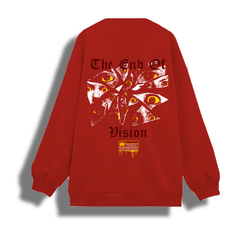 Buzo Cuello Redondo The End Of Vision - Rojo - comprar online
