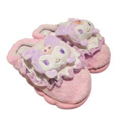 Pantuflas Peluche Kuromi Sanrio Violeta Varios Talles - comprar online
