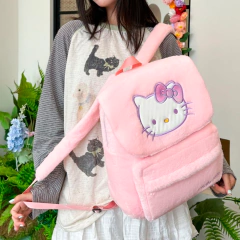 Mochila Peluche Sanrio Hello Kitty Brillos Importada en internet