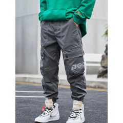 Pantalon Cargo Techwear Gabardina GOB 129 Gris - comprar online