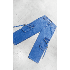 Jean Ice Carpintero Mom Con Tiras - comprar online
