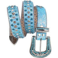 Cinto Cinturon Cowboy Bb Belt Hebilla Strass Trap Modelo 34 - comprar online