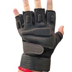 Guantes Tacticos Dedos Cortados Negro - buy online