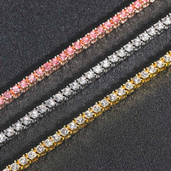 Cadena Tennis "SKYE" Dorada Rosa 5MM Zirconias - Mod 31 - 16 Inch - (copia) - buy online