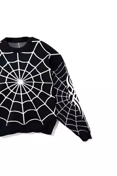 Buzo Sweater Miles Morales SpiderMan - Negro