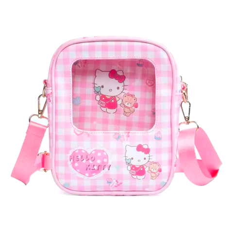 Cartera Riñonera Hello Kitty Sanrio Cuadrille Cuerina