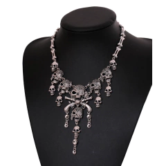 Cadena "Piratas" Craneos Y2K Dorada - Mod 35 - KITCH TECH