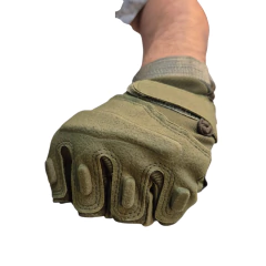Guantes Tacticos Dedos Cortados Verde en internet