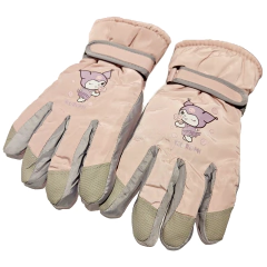 Guantes De Invierno Nieve Kuromi Sanrio para niños - Rosa Cuarzo - comprar online