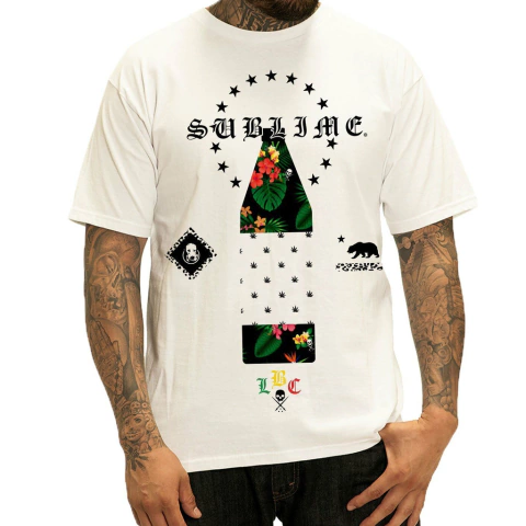 Remera Sullen 40 Bottle Original Importada White