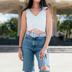 Cinto Cinturon Cowboy Bb Belt Hebilla Strass Trap Modelo 29 - KITCH TECH