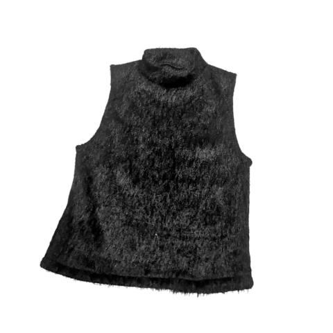 Top Musculosa Peluche Negro
