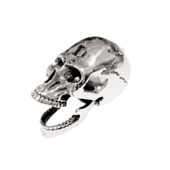 Dije Craneo Calavera Abre Boca Acero Inoxidable - comprar online