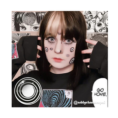 Lentes de contacto Fantasía Anime Cosplay Espiral CL215