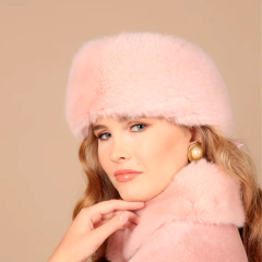 Gorro Ruso Peluche Impermeable Invierno Y2K - Rosa - KITCH TECH