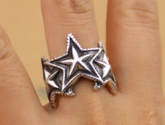 Anillo Estrellas Chrome Hearts Mod 16 - KITCH TECH