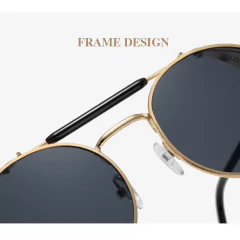 Anteojos de Sol Rebatibles Redondos Retro Vintage Steampunk Metal A011 - tienda online