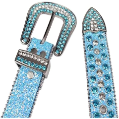 Cinto Cinturon Cowboy Bb Belt Hebilla Strass Trap Modelo 34 - tienda online