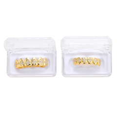 Grillz Parrila Dientes Croix Zircon - Dorados - KITCH TECH