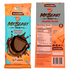 Chocolate Mr Beast Feastables - Chocolate Sea Salt