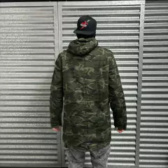 Campera Parka Militar Camuflada