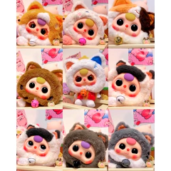 Imagen de Llavero Peluche Baby Three Lucky Gato De La Suerte con Bolsillo