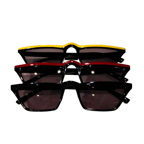 Anteojos de sol Grandes Retro Rectangular Neon N°213