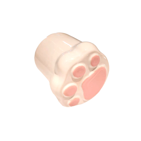 Taza Pata Blanca Gato Kawaii