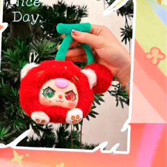 Llavero Peluche Baby Three Fruta Fruit Babys Bebes Importado