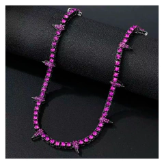 Pulsera Tennis Spikes Zircon Bling 8 Inch - Opium - KITCH TECH