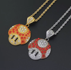 Cadena con Dije Iced Chain Hongo Mario Bross "Toad"