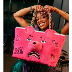 Bolso de Mano Sprayground PINK BEAR TOTE Fucsia - 330U$D