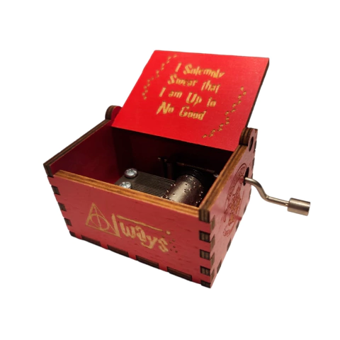 Cajita Musical Harry Potter Roja