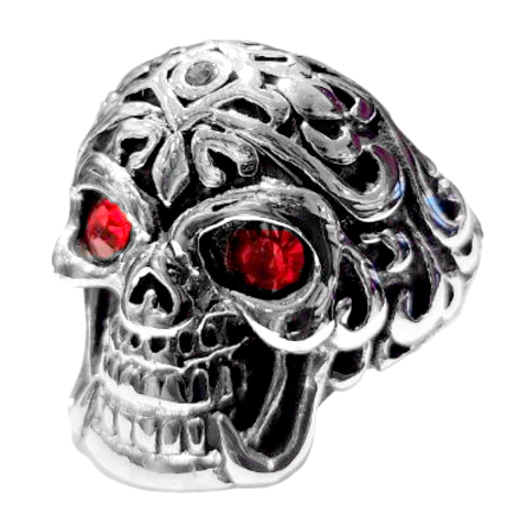 Anillo Acero Void Craneo Nosferatu - 10