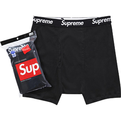 Boxer Supreme Hanes Negro Pack x4 - usd150