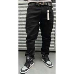 Pantalon Jean dominican semi chupin full black importado Akademiks en internet