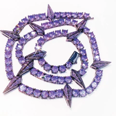 Cadena Tennis Spikes Full Ice 20 Inch - Opium - comprar online