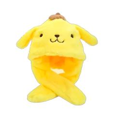 Gorro Levanta Orejas Movibles con luz Pompompurin Sanrio