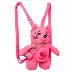 Mochila Sprayground Backpack PRETTY LITTLE PINK PUNK MINI BEAR CUB BACKPACK Pink - 220U$D en internet
