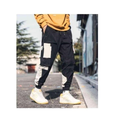 Pantalon Cargo TechWear Ajustable Color Negro 339 Niños