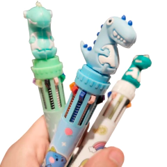 Lapicera Multicolor Dinosaurio - KITCH TECH