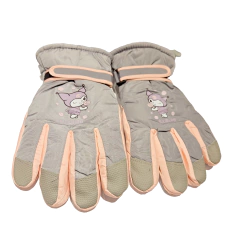 Guantes De Invierno Nieve Kuromi Sanrio para niños - Gris en internet